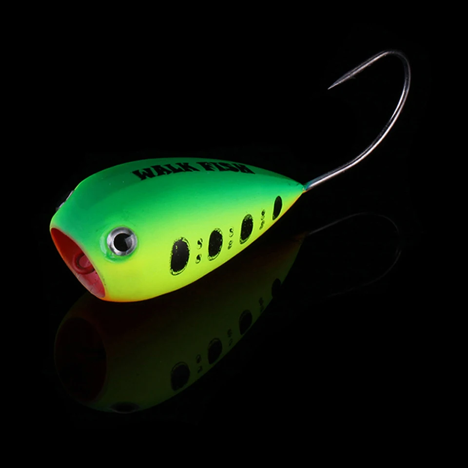  WALK FISH New Croatian egg 50mm 12.1g Popper Fishing Lure Crank Bait Artificial Bait Swim Bait Wobb