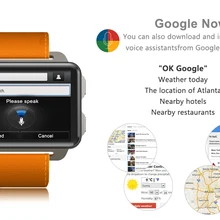 DM99 умный Браслет MT6580 quad-core 2,2 дюймов ips экран 1 ГБ+ 16 ГБ 130MP камеры 3g сети gps Wi-Fi для Android и IOS смартфон