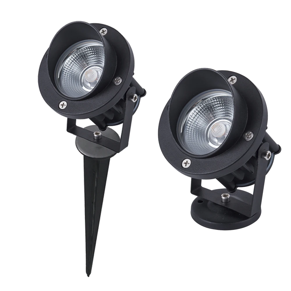 Decorativa da Paisagem ao ar Livre à Prova Conduziu a Lâmpada do Gramado Holofotes para Iluminação Água Antiferrugem w Cob Luz Levou Jardim Quintal Caminho Ip65 d' 5 18 à prova d' água Antiferrugem 5 W