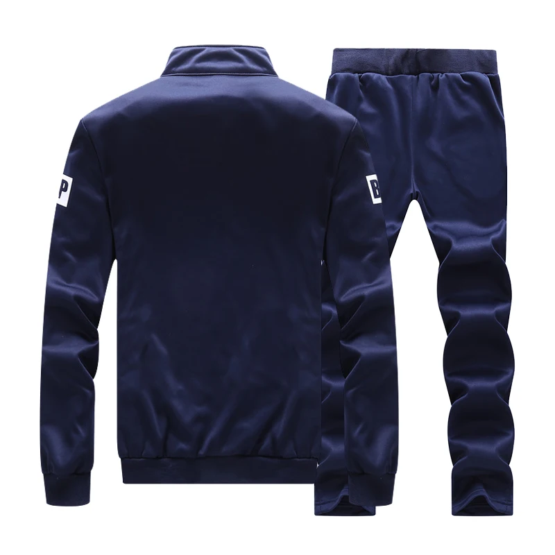 Tracksuit Set Men Winter Fleece 2 Pieces Set Male Fashion Autumn Fitness Zipper Men's Jacket+Sweatpants Brand jaqueta masculina Tracksuit Set Men Winter Fleece 2 Pieces Set Male Fashion Autumn Fitness Zipper Men's Jacket+Sweatpants Brand jaqueta masculina