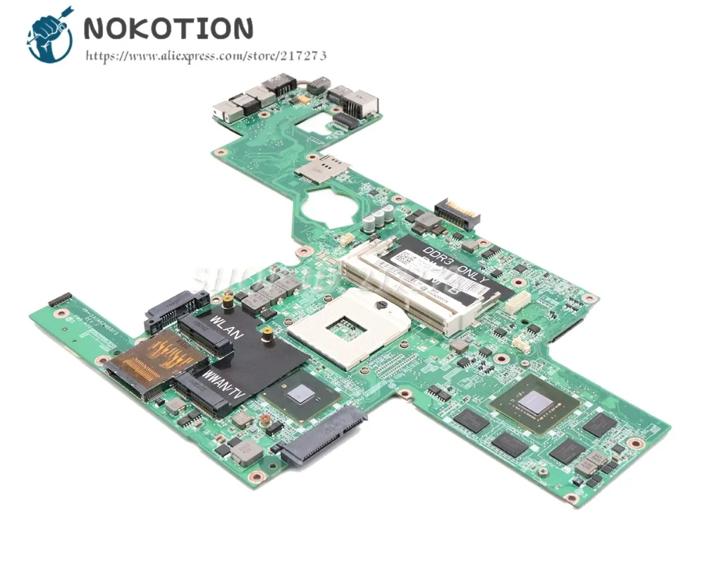 NOKOTION CN-0C9RHD 0C9RHD для Dell XPS 15 L501X Материнская плата ноутбука DAGM6BMB8F0 HM57 DDR3 GT420M дискретной графикой