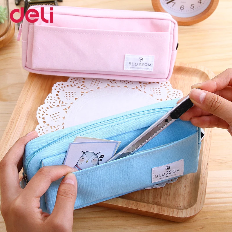 Deli конфетный цвет большой многофункциональный карманный тканевый чехол