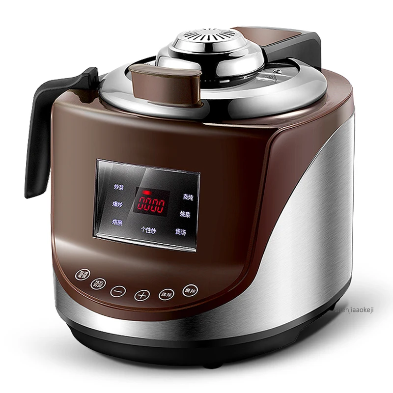 

5.7-inch screen 7 menu automatic cooking machine home multi-function intelligent mixing stir fry no smoke cooking machine 220V