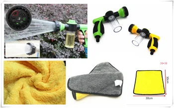 

Car motorcycle cleaning and maintenance tools rag foam high pressure spray for Volkswagen VW POLO Golf 4 Golf 6 Golf 7 CC