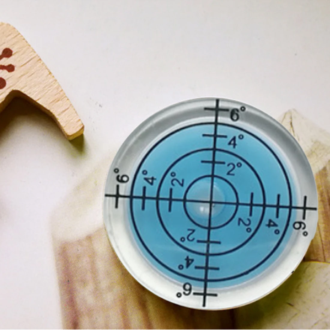 

Measuring Instrument 32*7MM White Green Blue Color Bull Seye Bubble Level Round Level Bubble Accessories