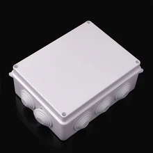 Водонепроницаемый пластиковый корпус Чехол распределительная коробка питания IP65 200 мм x 155 мм x 80 мм# Aug.26