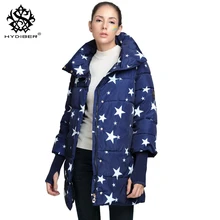 hydiber 2017 New Arrival Cotton Clothes Wear a Hooded Cotton Jersey With a Hooded Cotton Jersey Winter Fashion women Cotton