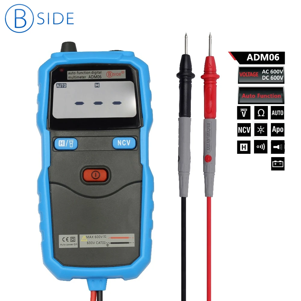Bside ADM06 Auto Range Digital Multimeters AC DC Voltmeter Testers font b Instrumentation b font