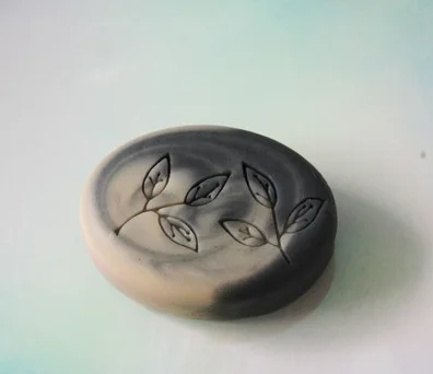 

Free shipping leaf handmade soap pattern Mini diy soap stamp chaprter seal 3CM