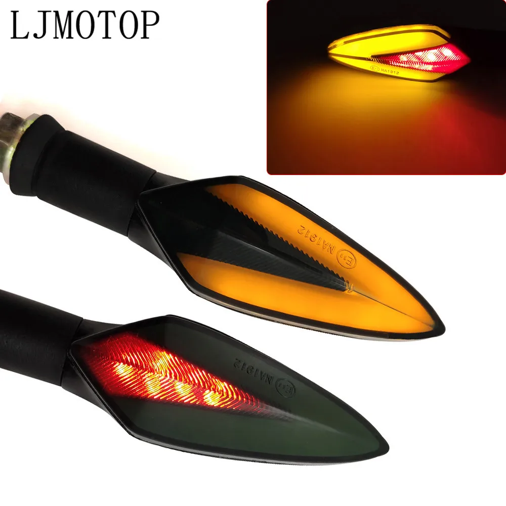 

Motorcycle Turn Signal Lights LED Indicators Tail Flashers Lamp For YAMAHA FZ8 FZ6 XSR700 XSR900 XSR 900 XV950 XV 250 950