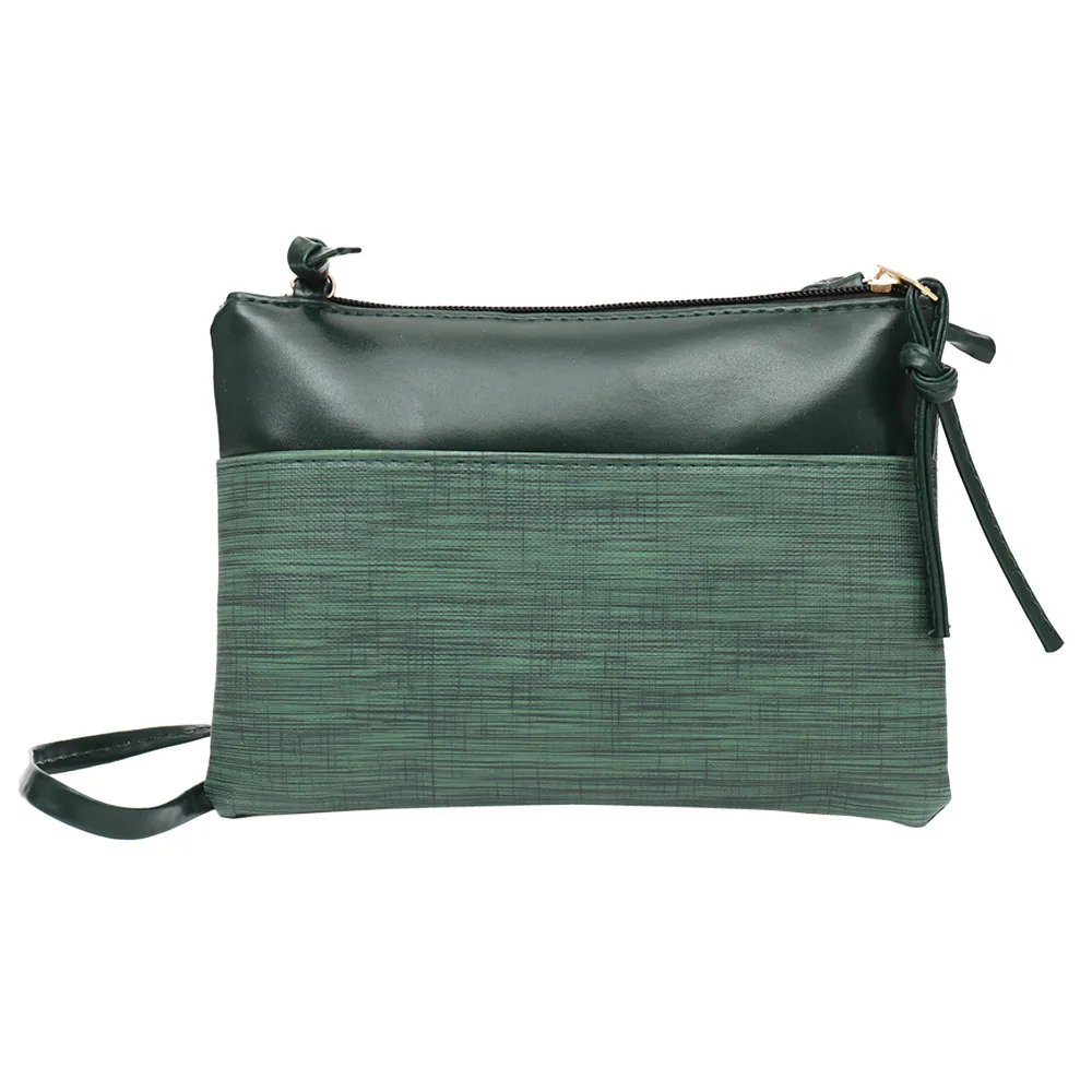 

Cross body retro matte leather fashion casual ladies color matching shoulder clutch bag mobile phone small bag Messenger Bags B2