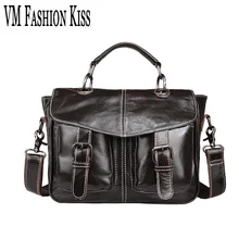 VM модный поцелуй масло воск натуральная кожа мужской классический ретро портфель бизнес сумка для ноутбука портфель сумки