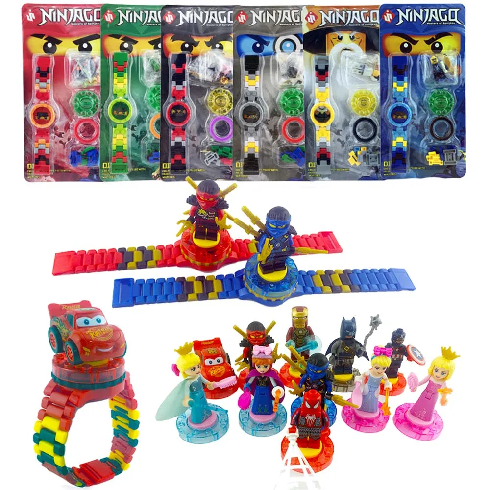 

LegoINLs NinjagoINLs Watch Birthday Gift Building Blocks Bricks Watch LegoING Duplo LegoING minecraftING Toys For Children Gift