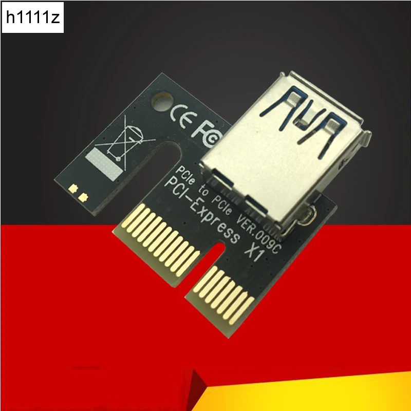 Riser Black VER 009C Высокое качество USB 3 0 PCI-Express 1X до 16X PCI-E расширитель Card для BTC Bitcoin Miner