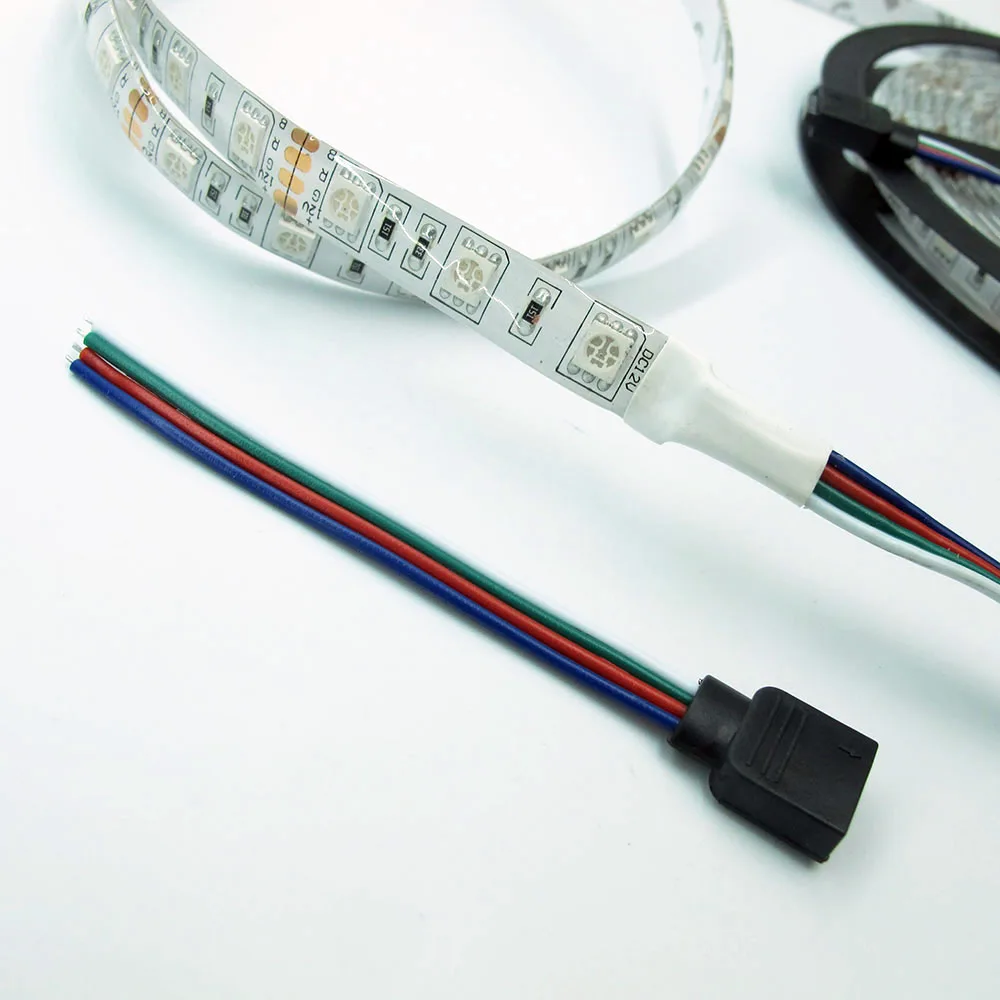 10 мм 4 контактный RGB светодиодный разъем гнездовой для 5050/3528/2835 ленты 5 шт./лот