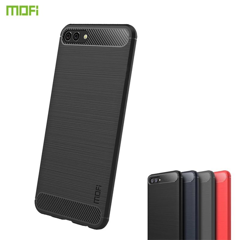 

For ASUS Zenfone 4 ZE554KL MOFI Soft TPU Cover Carbon Fiber Case For ASUS Zenfone 4 ZE554KL Phone Case Fundas Back Cover
