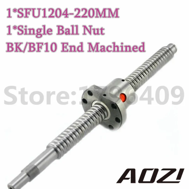 High Quality For 1pc SFU1204 Length 220mm Ball Screw /1pc 1204 Single