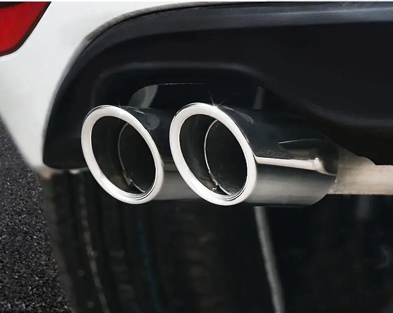 

HO Car Exhaust Muffler Tip Pipe Car Accessories styling For Volkswagen VW Passat B7 CC Tiguan 2011 2012 2013 2014 2015 2016 2017