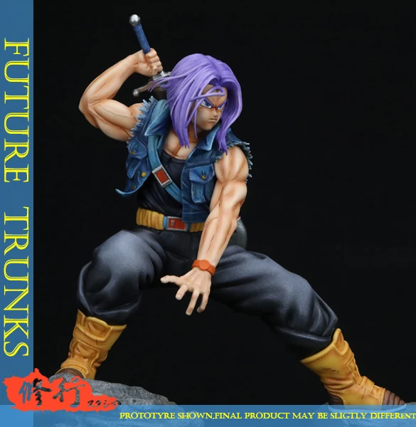 Комический клуб аниме Dragon Ball Z DJ future trunks gk резиновая фигурка героя игрушки