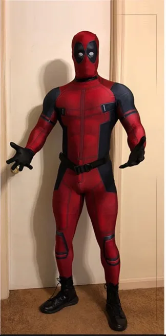

Deadpool Cosplay Costume Spandex 3D Printing Zentai Suit halloween costumes