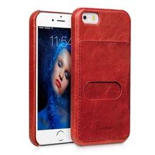 Benuo Genuine Leather Case For iPhone SE 5 5S Back Cover Vintage Series 1Card Slot Slim