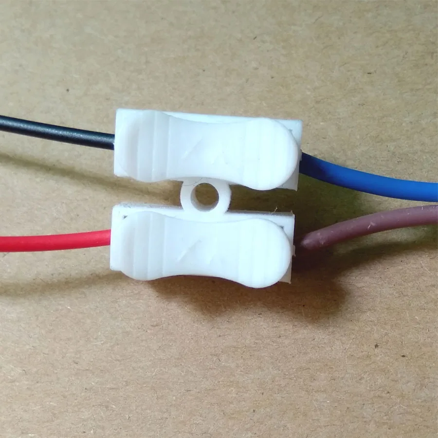 10 шт./лот Пружинные провода коннектора, сварка без шурупов быстрый соединитель кабельный зажим быть приложен к светодиодный полосе лампы