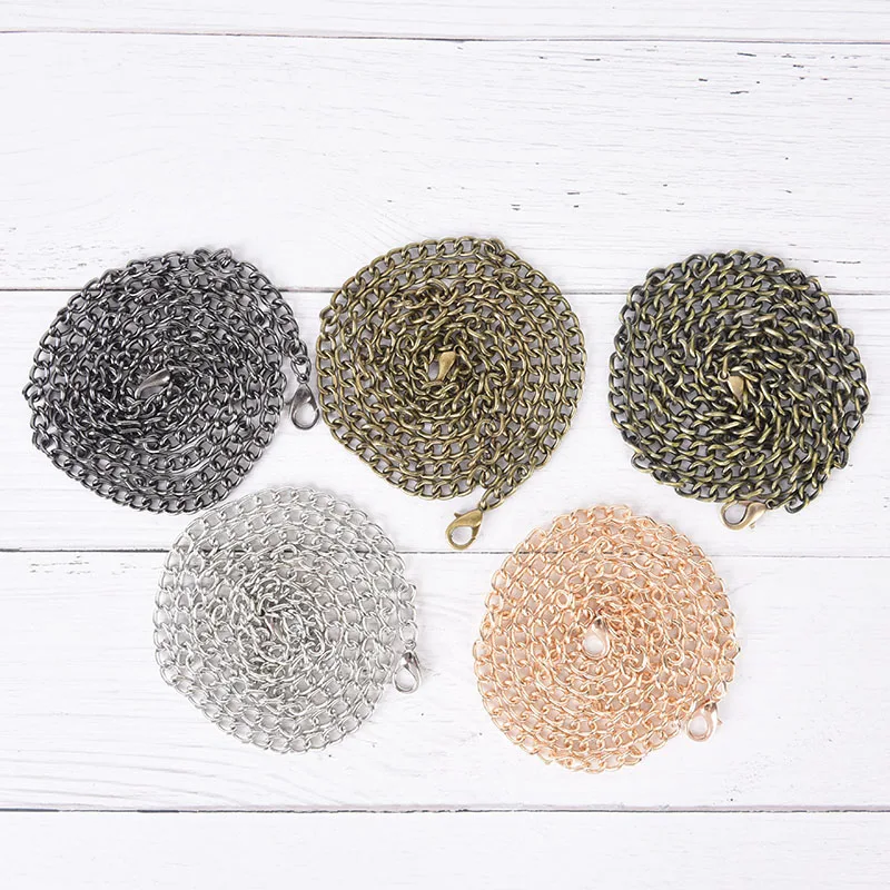 

120cm Metal Chain For Shoulder Bags Handbag Buckle Handle DIY Strap Accessories for Bag Hardware