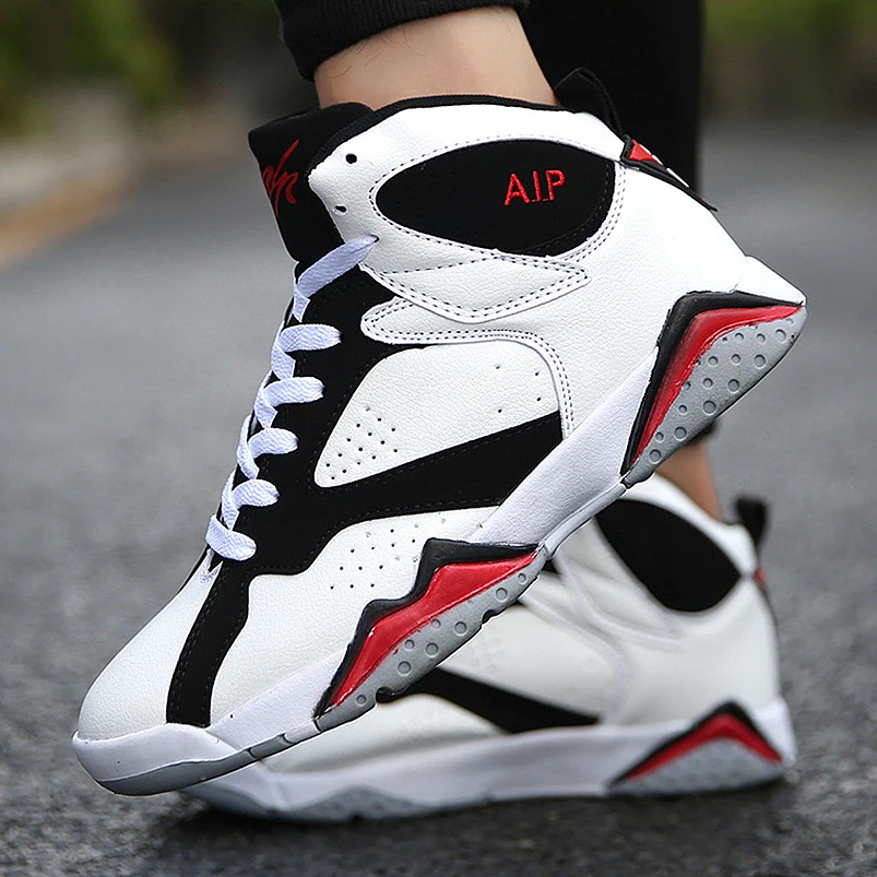 

Men Basketball Sneakers For Men High Ankle Air Cushion Breathable Outdoor Anti-Slip Sport Men Basketball Sneakers