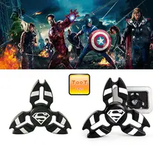 Мстители крабы Супермен каминная доска фиджет-Спиннер, ручная Вертушка для аутизм ADHD, антистрессовые игрушки