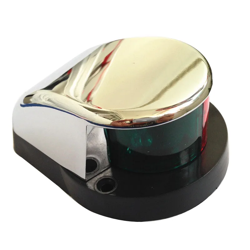 

Bi-Color Red Green LED Navigation Light 12V Marine Boat Yacht Stainless Steel Bow Sailing Signal Lamp