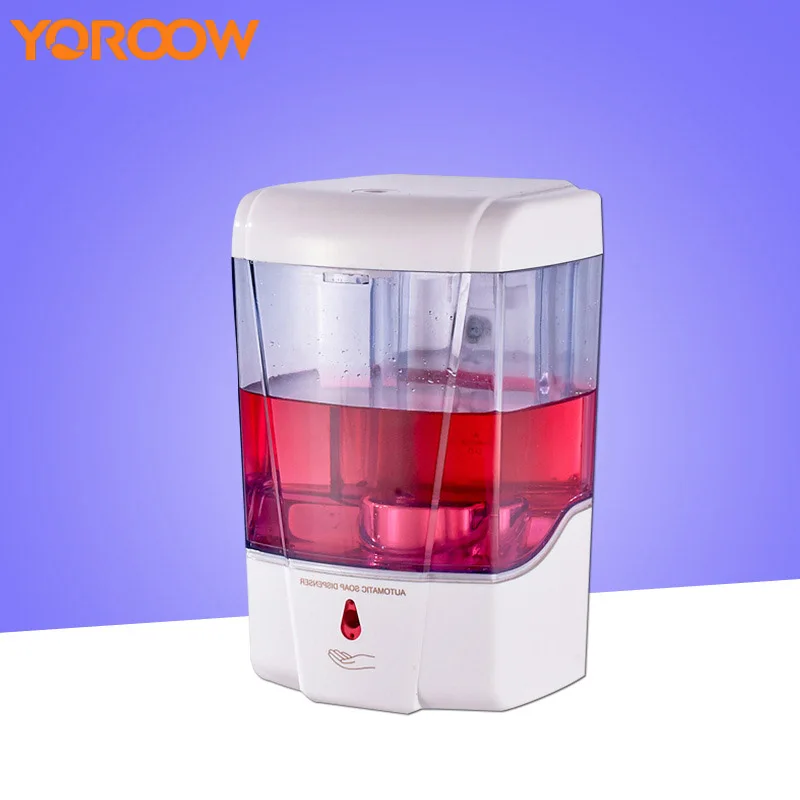 

Wall Automatic Soap Liquid Dispenser Bathroom Kitchen Washing Smart Sensor Touchless Shampoo Box Plastic Bottle Handsfree XN0009