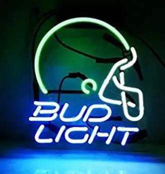 

Custom Made Bud Helmet Light Glass Neon Light Sign Beer Bar