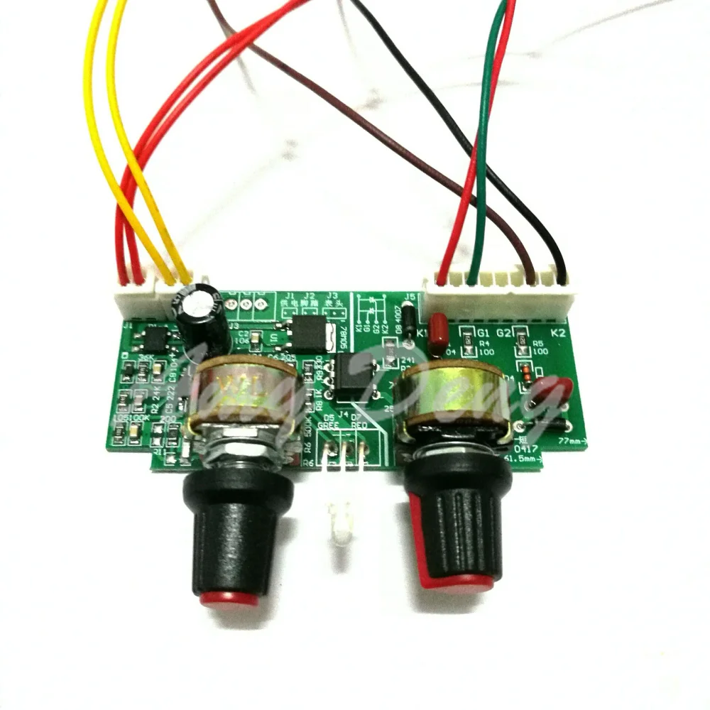 

Special driving plate for spot welding control module of spot welding module of spot welder