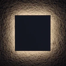 Светодиодный настенный светильник для ванной комнаты, современный светильник для крыльца, водонепроницаемый наружный светильник, украшение сада, алюминиевый настенный светильник, Квадратный светодиодный 10 Вт