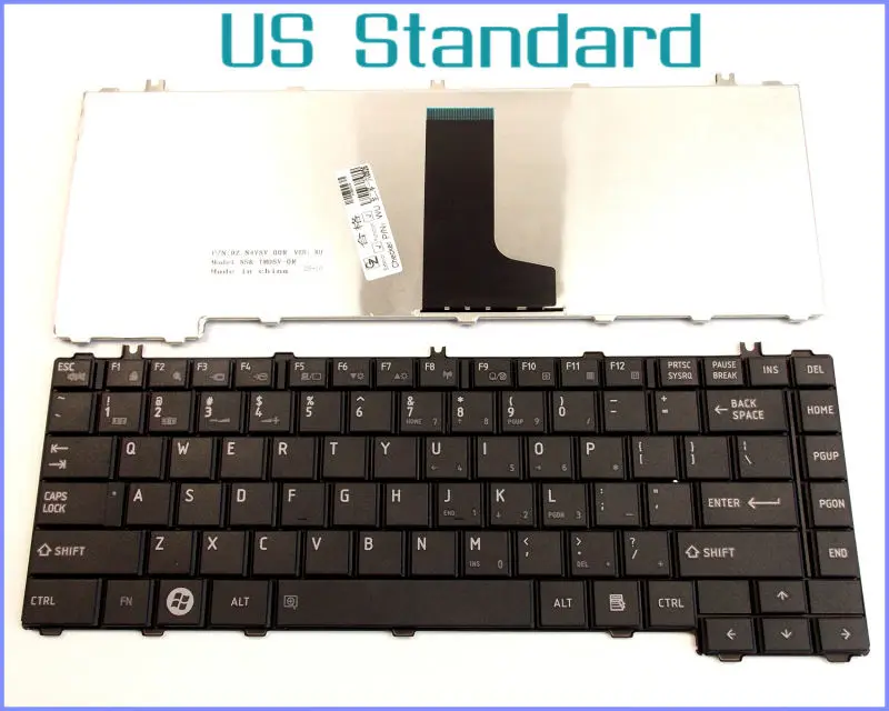 Английская версия клавиатуры для ноутбука Toshiba Satellite C645D-SP4002M C645D-SP4001M S3020BN L645-S4104 |