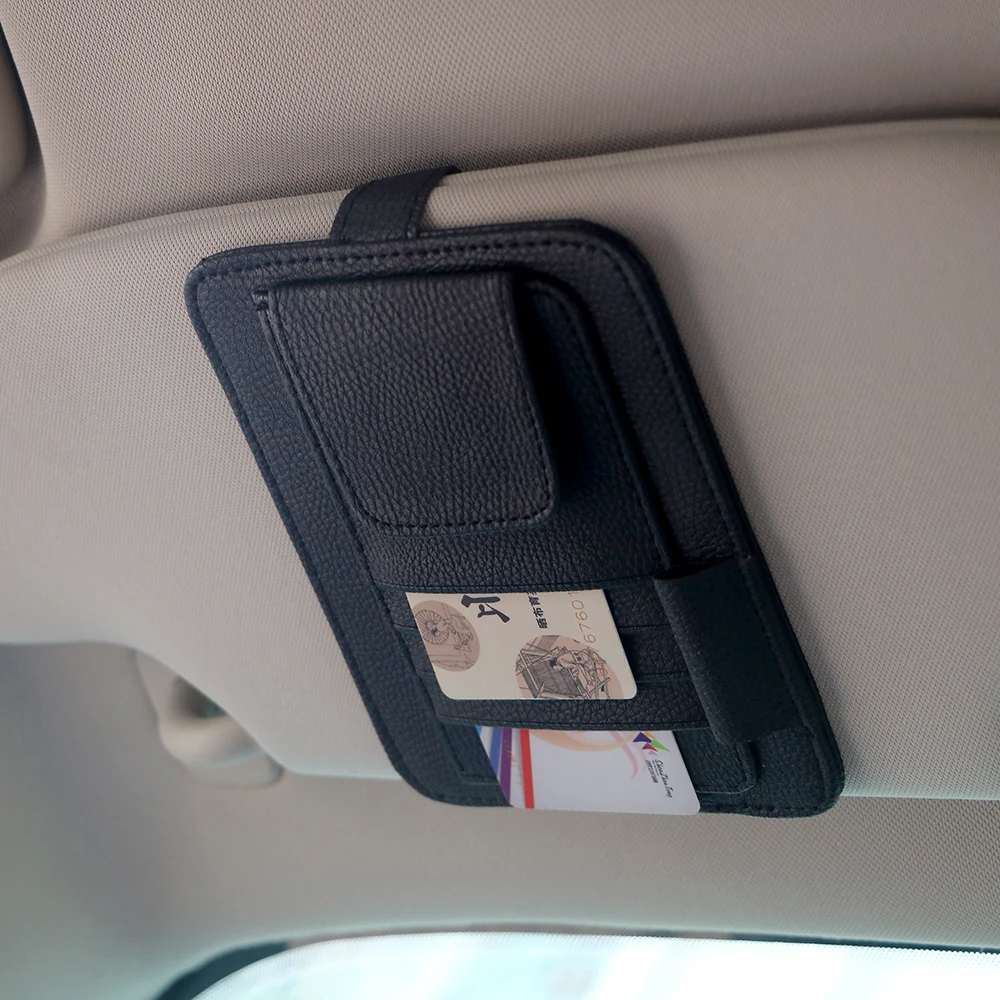 Buy Sun Visor storage Pouch Auto Stowing Tidying Multi