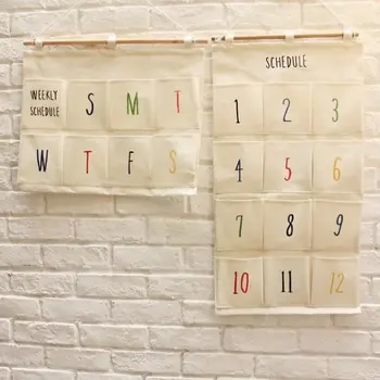 

IVYYE 1PCS Cute NO Anime Hanging Organizers Wall Door Home Storage Bag Cartoon Pocket Bedroom Bathroom Wardrobe NEW