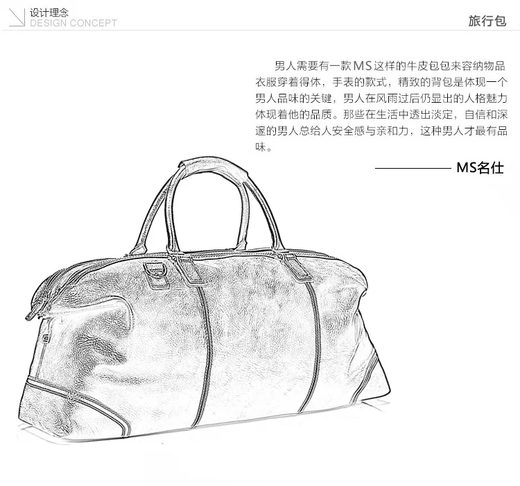 Meesii, Мужская Дорожная сумка из натуральной кожи, большая вместительность, деловые дорожные сумки для мужчин, черная сумка