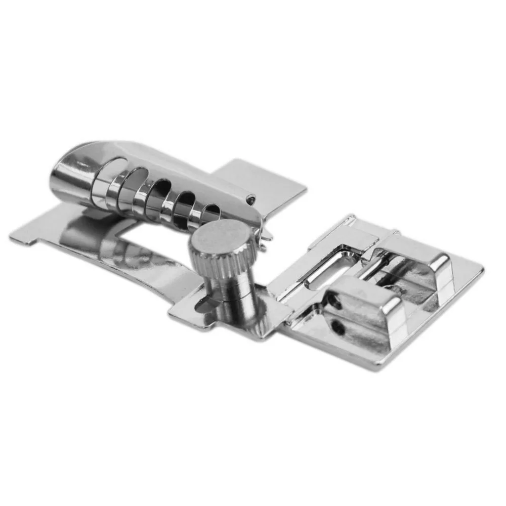 2017 حار جديد الفولاذ المقاوم للصدأ التحيز الشريط ملزم بيندر القدم كوى قدم الخياطة المحلية آلة الفضة لهجة