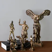 Древнегреческие мифологические скульптурные фигурки, выставочные туристические сувениры, европейские винтажные декоративные поделки, безделушки, украшения