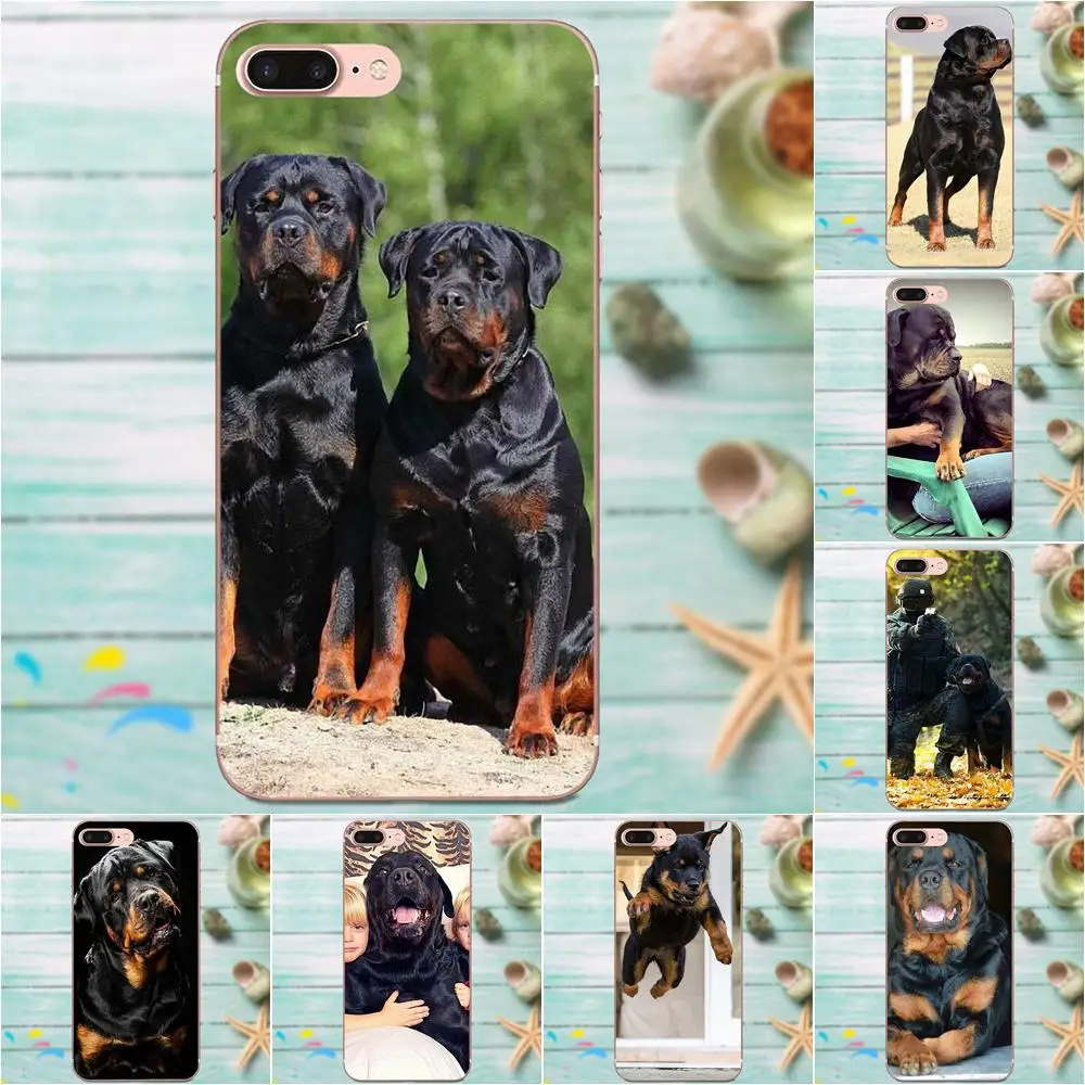 New Rottweiler Dog For Xiaomi Mi3 Mi4 Mi4C Mi4i Mi5 Mi 5S 5X 6 6X 8 SE A1 Max Mix 2 Note 3 4 Soft TPU Mobile Phone | Мобильные