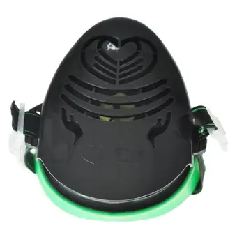 

Green Black Single Cartridge Filter Respirator Face Nose Mask