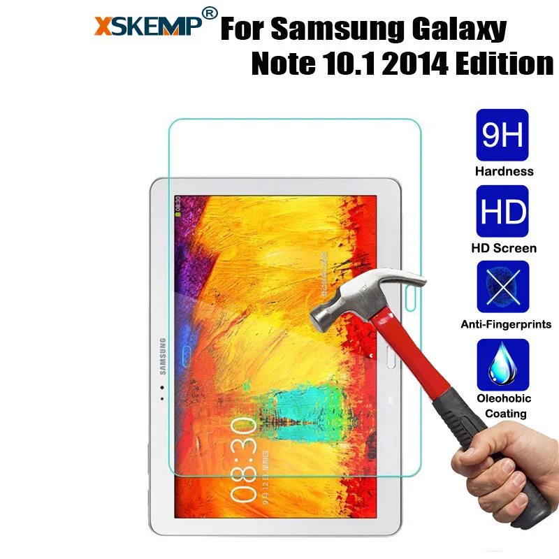 XSKEMP Tablet Tempered Glass Protective Film For Samsung P600\Galaxy Note 10.1 2014 Edition 9H Explosion-Proof Screen Protector XSKEMP Tablet Tempered Glass Protective Film For Samsung P600\Galaxy Note 10.1 2014 Edition 9H Explosion-Proof Screen Protector