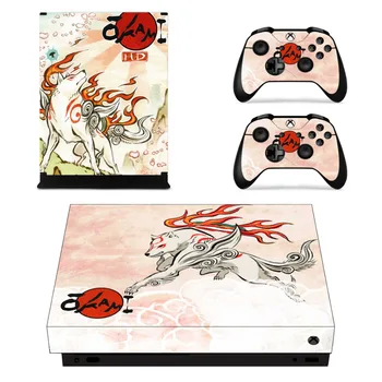 

Okami HD Skin Sticker Decal For Microsoft Xbox One X Console and Controllers Skins Stickers for Xbox One X Skin Vinyl