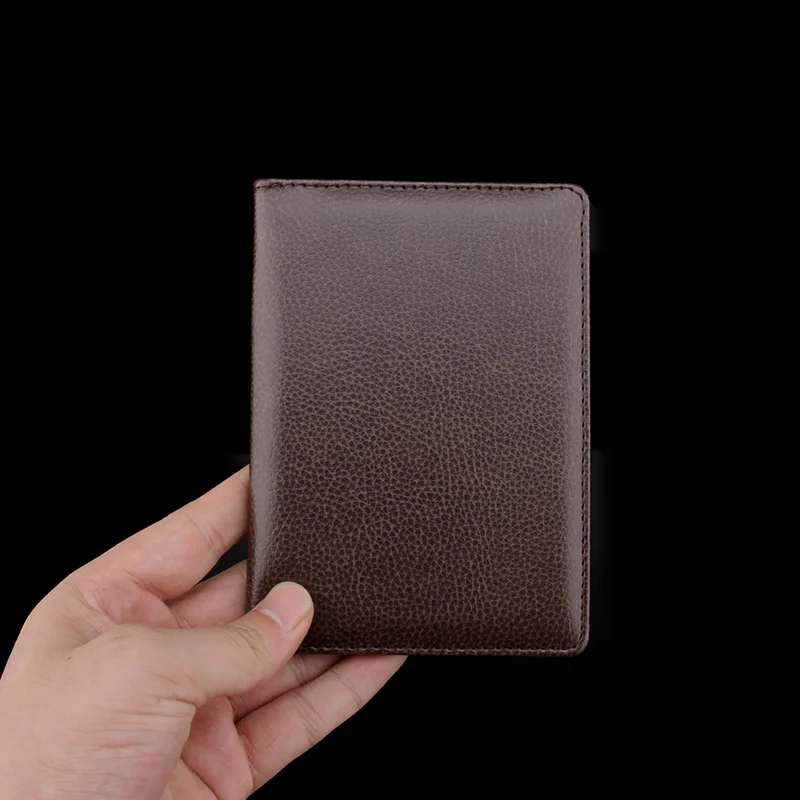 Хит, кошелек-держатель для карт из искусственной кожи для документов в путешествии, Женская кредитница для визитных карточек(на заказ - Цвет: coffee