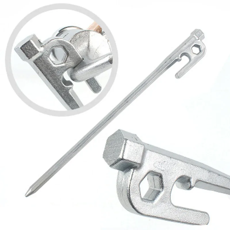 1PC Camping Tent Pegs multi tool 30cm Stainless Steel Camp Tent Peg