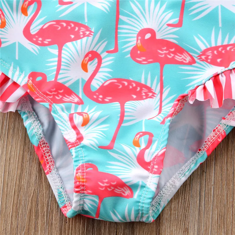 beach flamingo swimwear
