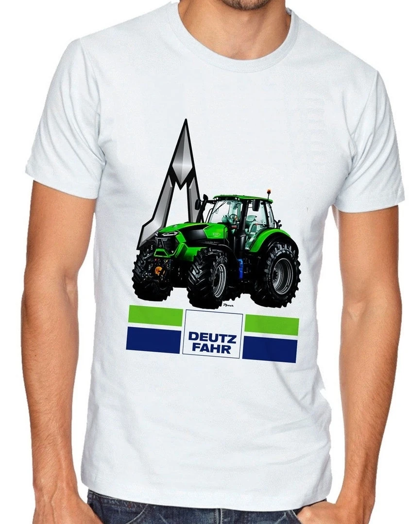 Deutz fahr трактор мужская белая футболка | Мужская одежда