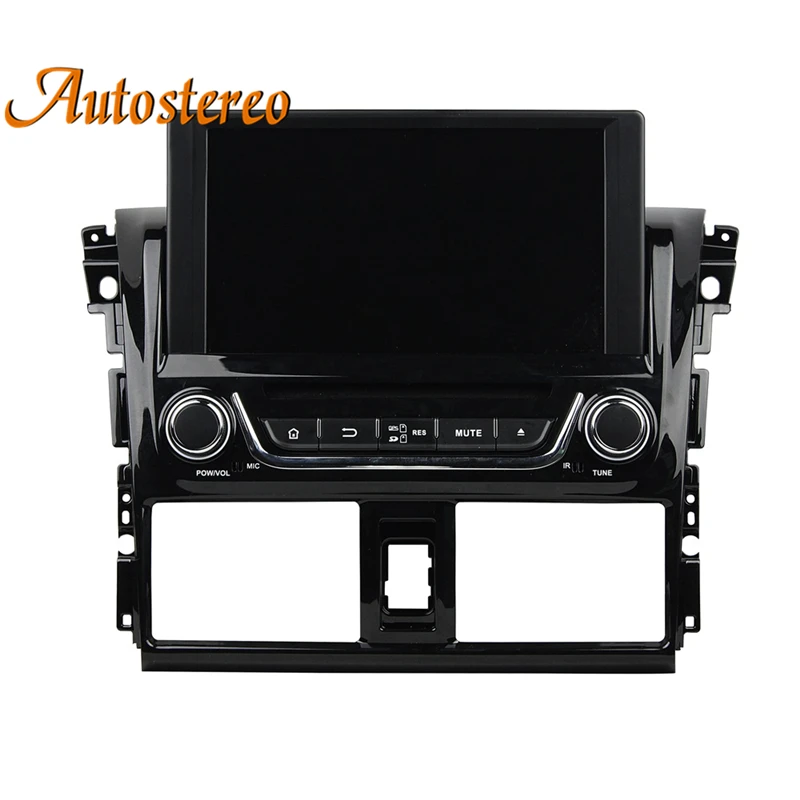 Top DSP Autostereo Android 9.0 Car DVD Player GPS navigation For Toyota YARIS 2013-2015 head unit multimedia player tape recorder 7