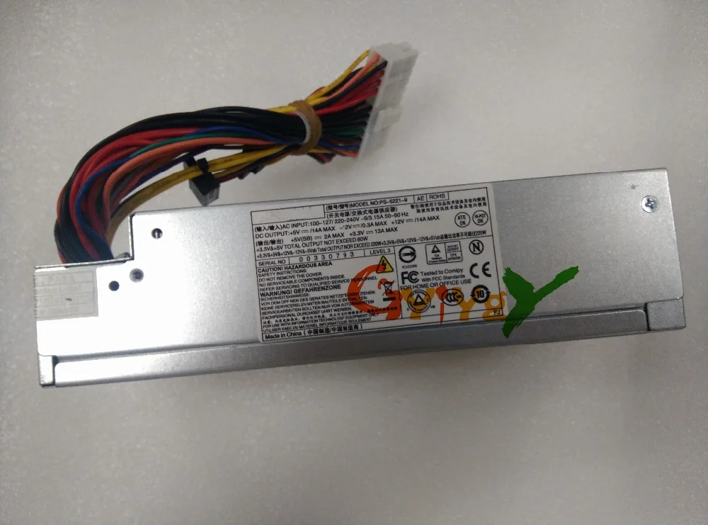 PS-5221-9 H220AS-00 H220NS-01 L220AS-00 DPS-220UB CPB09-D220R for INSPIRON 3647 660S V270S D06S Power Supply PE-5221 | Компьютеры и